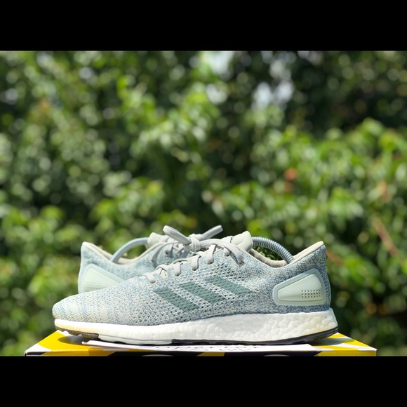 adidas pure boost raw green